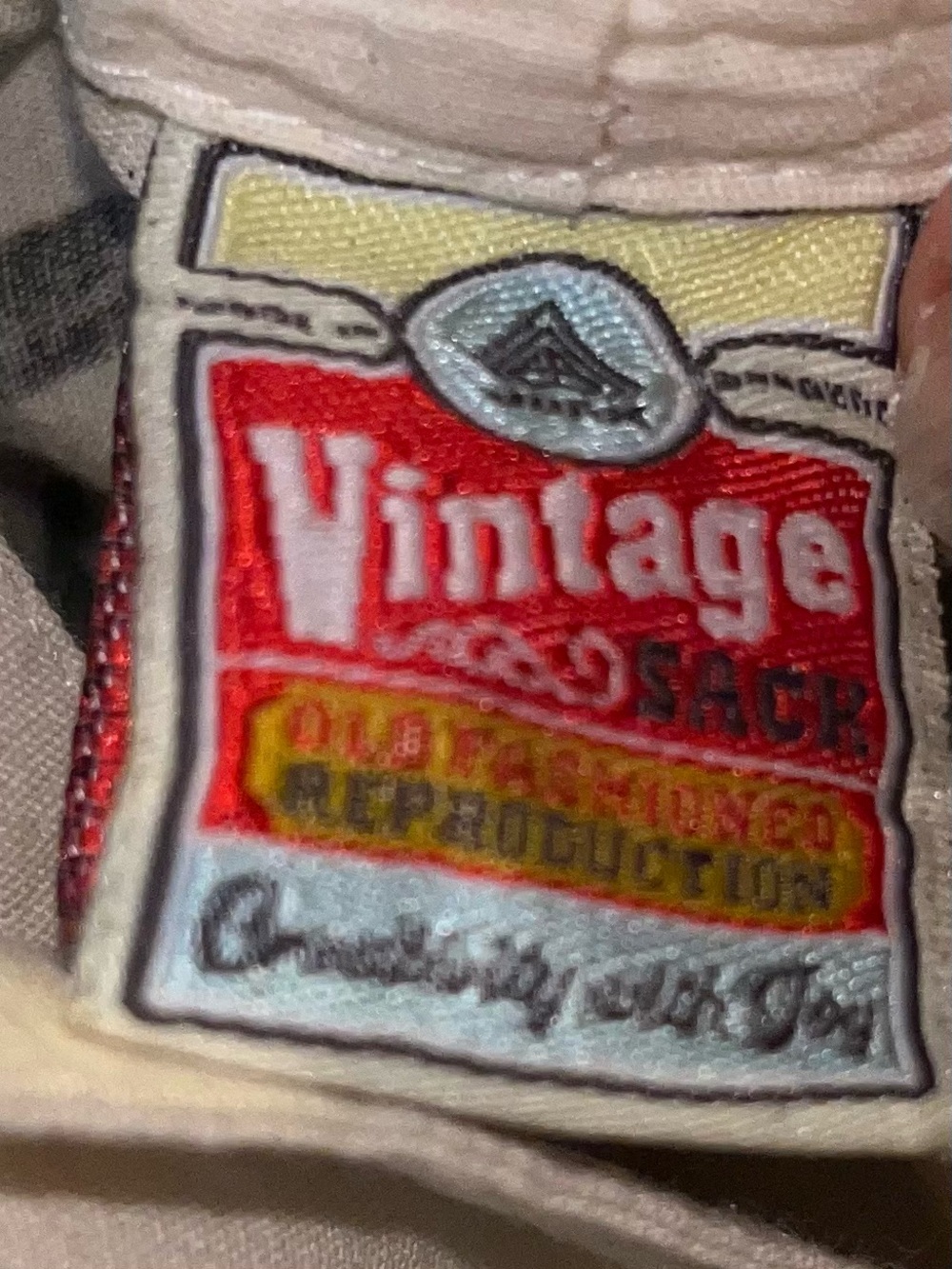 🐄 Vintage Sack McUtter’s Graphic Print Wide Leg Jumpsuit in Cream & Charcoal - Picture 6 of 7